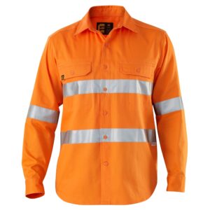 ELEVEN Workwear Hi-Vis 3M™ Taped L/S Drill Shirt